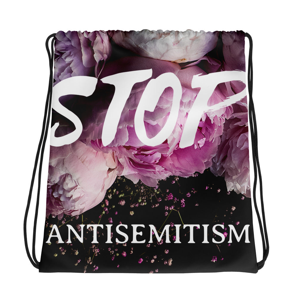 Flower Power | Antisemitism | Drawstring Bag