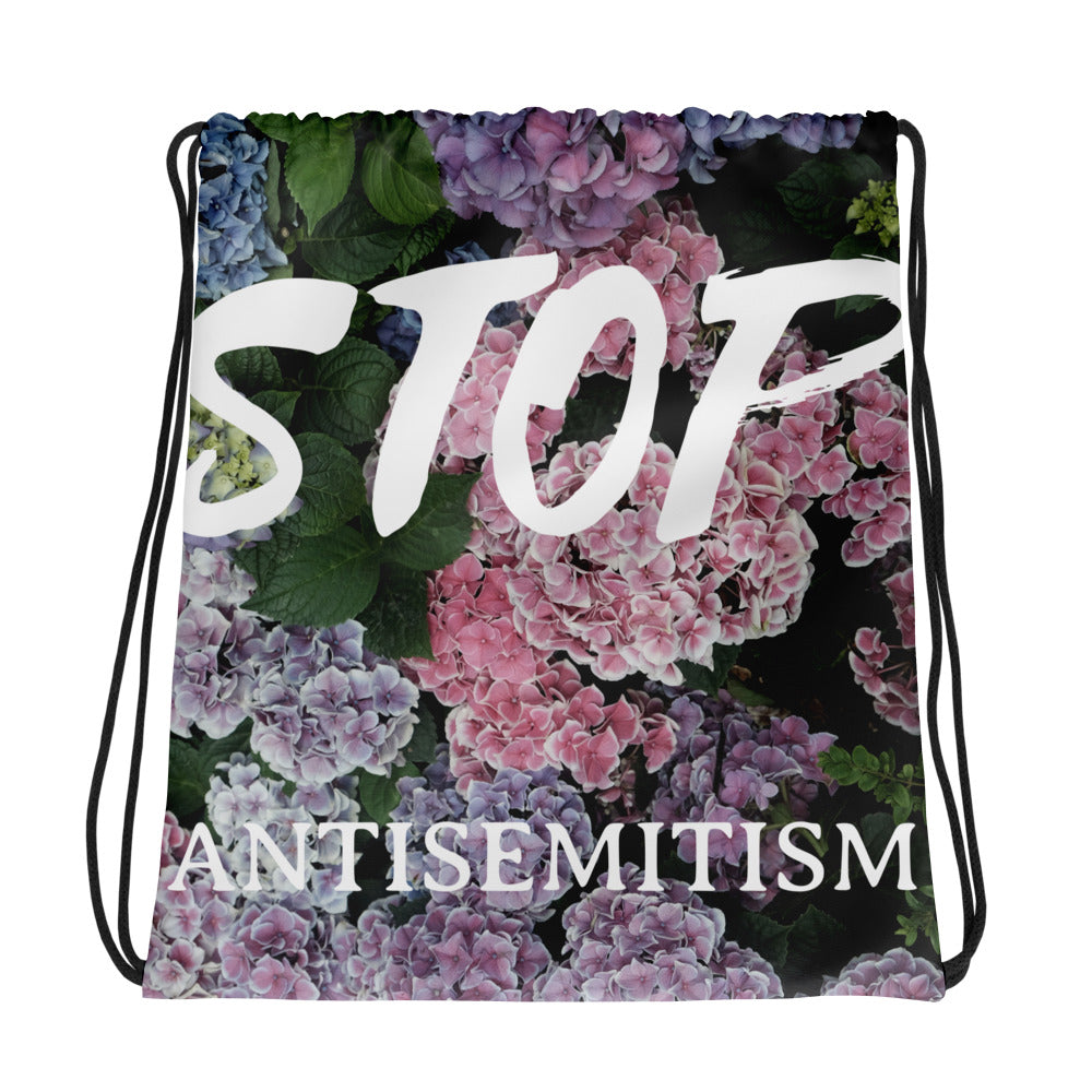 Flower Power | Antisemitism | Drawstring Bag