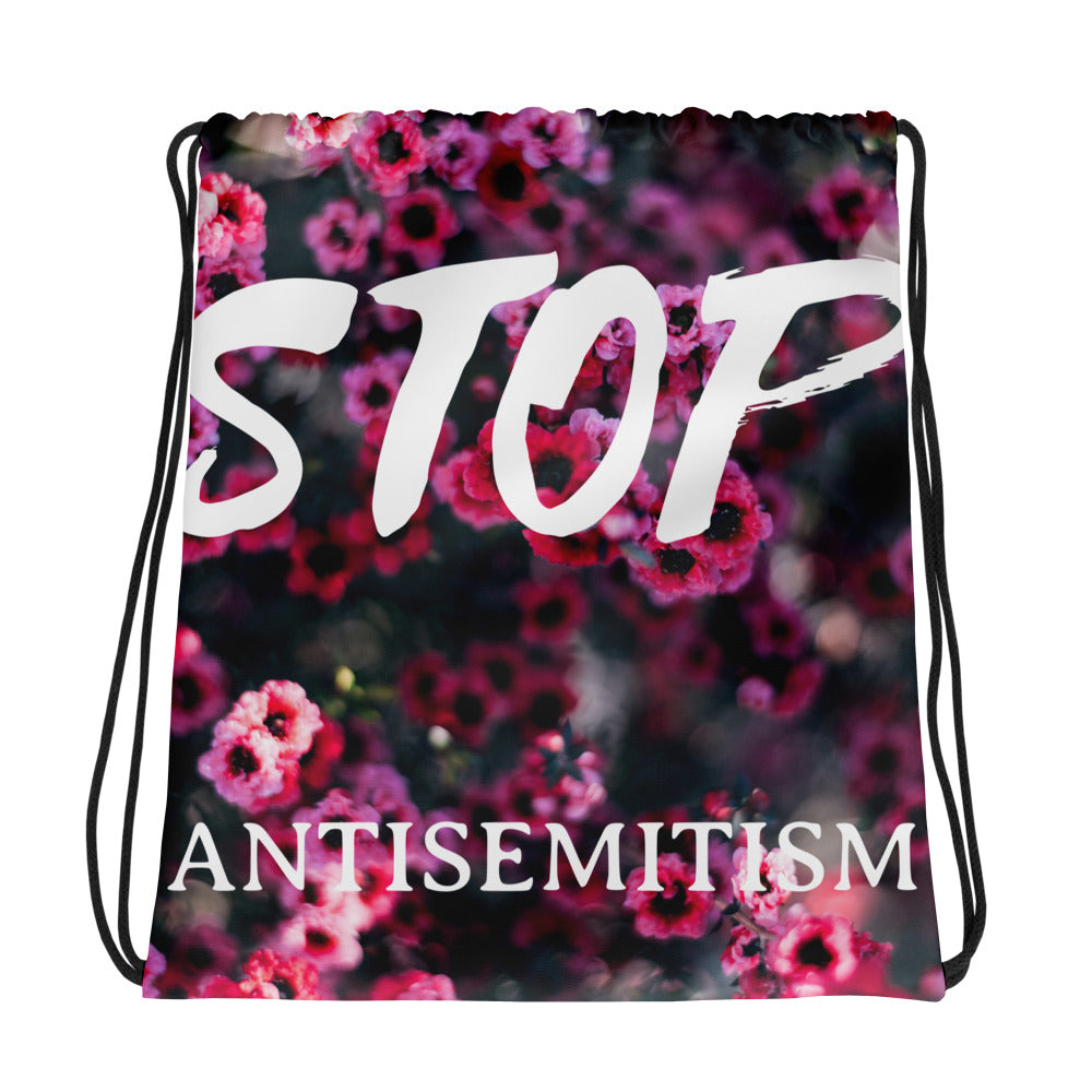 Flower Power | Antisemitism | Drawstring Bag