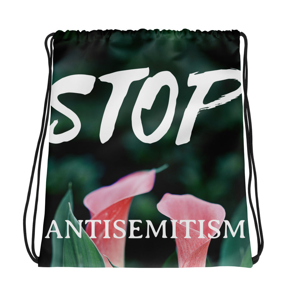 Flower Power | Antisemitism | Drawstring Bag