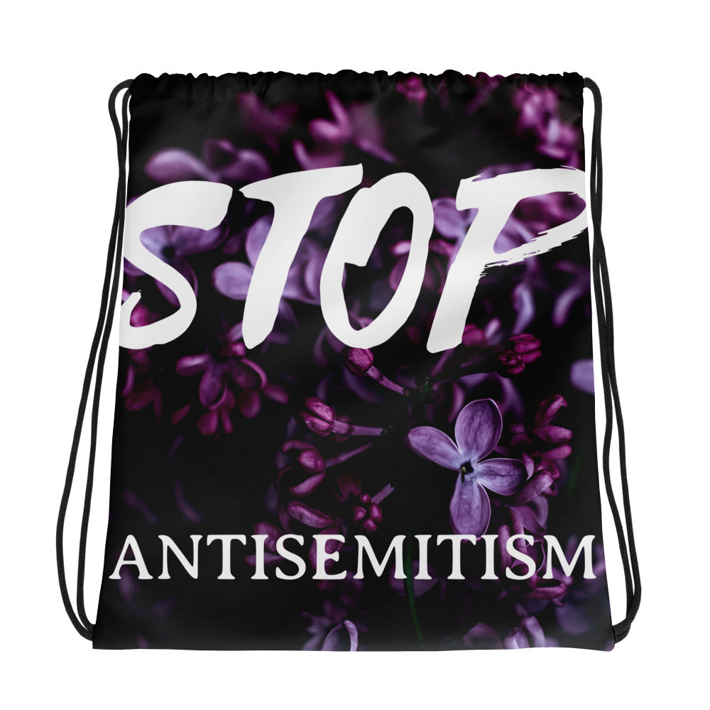 Flower Power | Antisemitism | Drawstring Bag