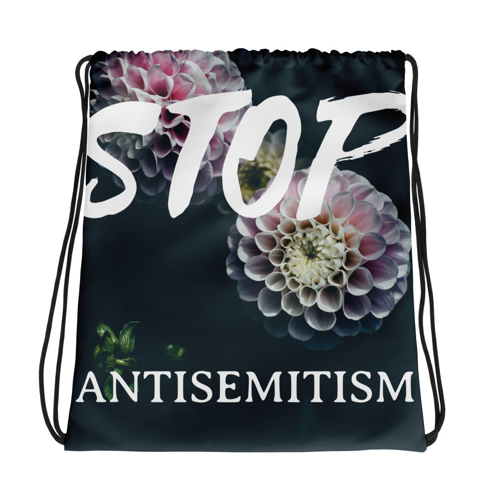 Flower Power | Antisemitism | Drawstring Bag Jouparty