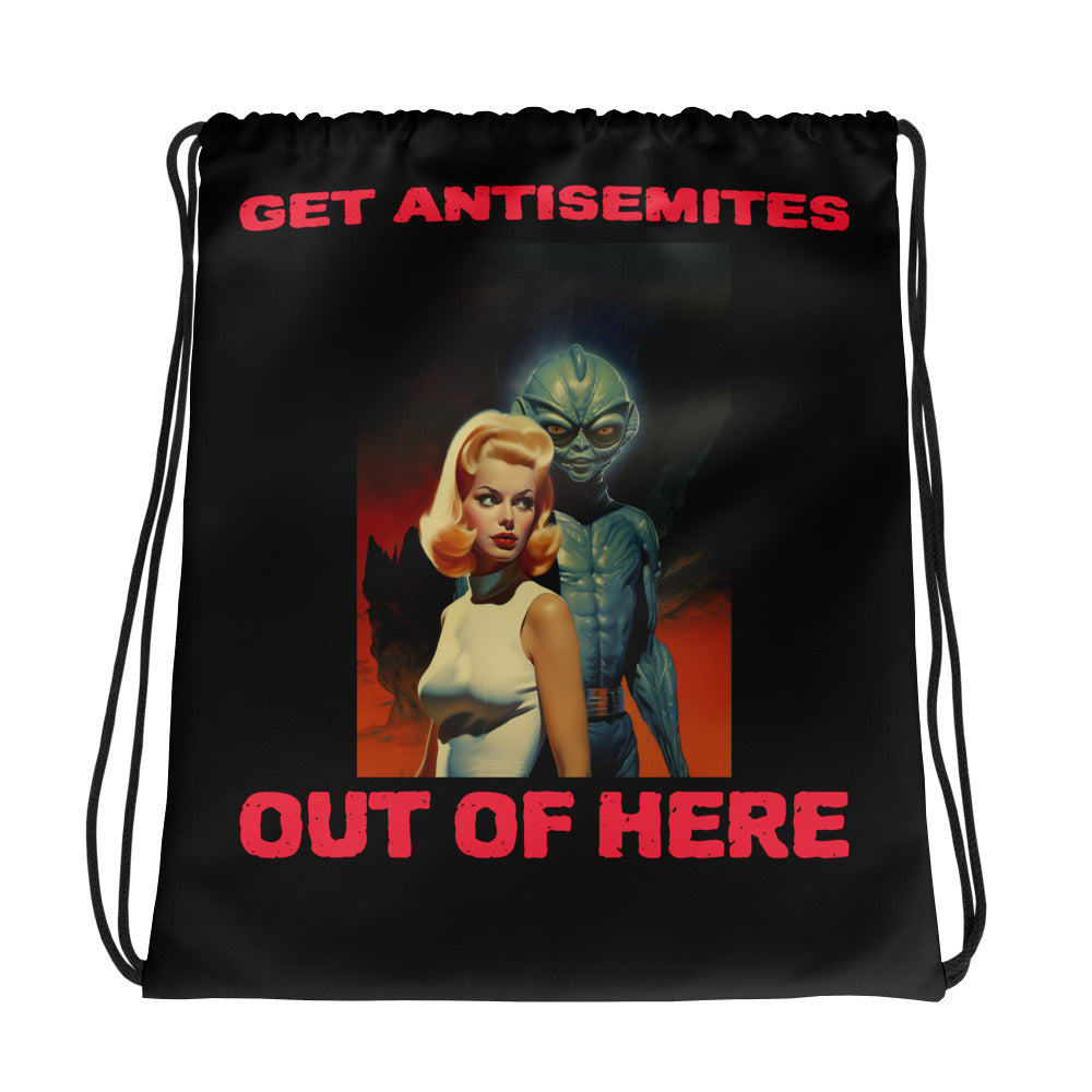Get Alien Out | Antisemitism | Drawstring Bag