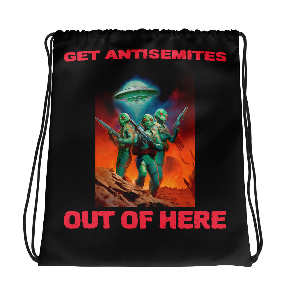 Get Alien Out | Antisemitism | Drawstring Bag
