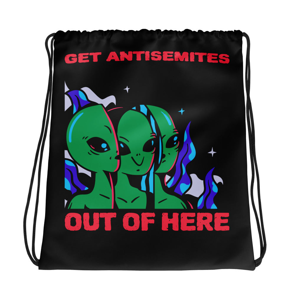 Get Alien Out | Antisemitism | Drawstring Bag