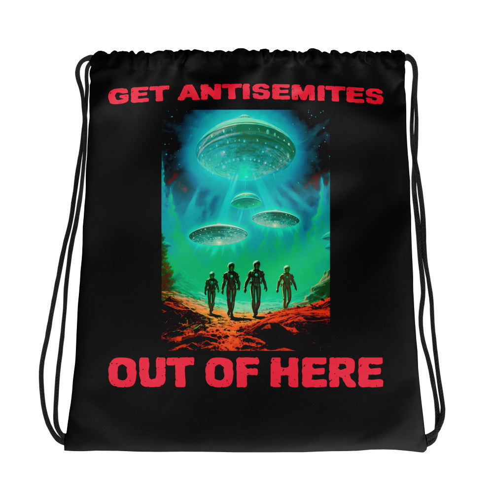 Get Alien Out | Antisemitism | Drawstring Bag