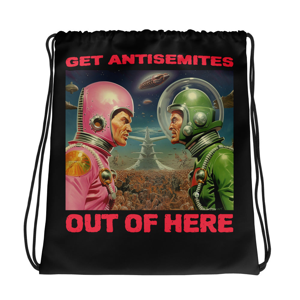 Get Alien Out | Antisemitism | Drawstring Bag