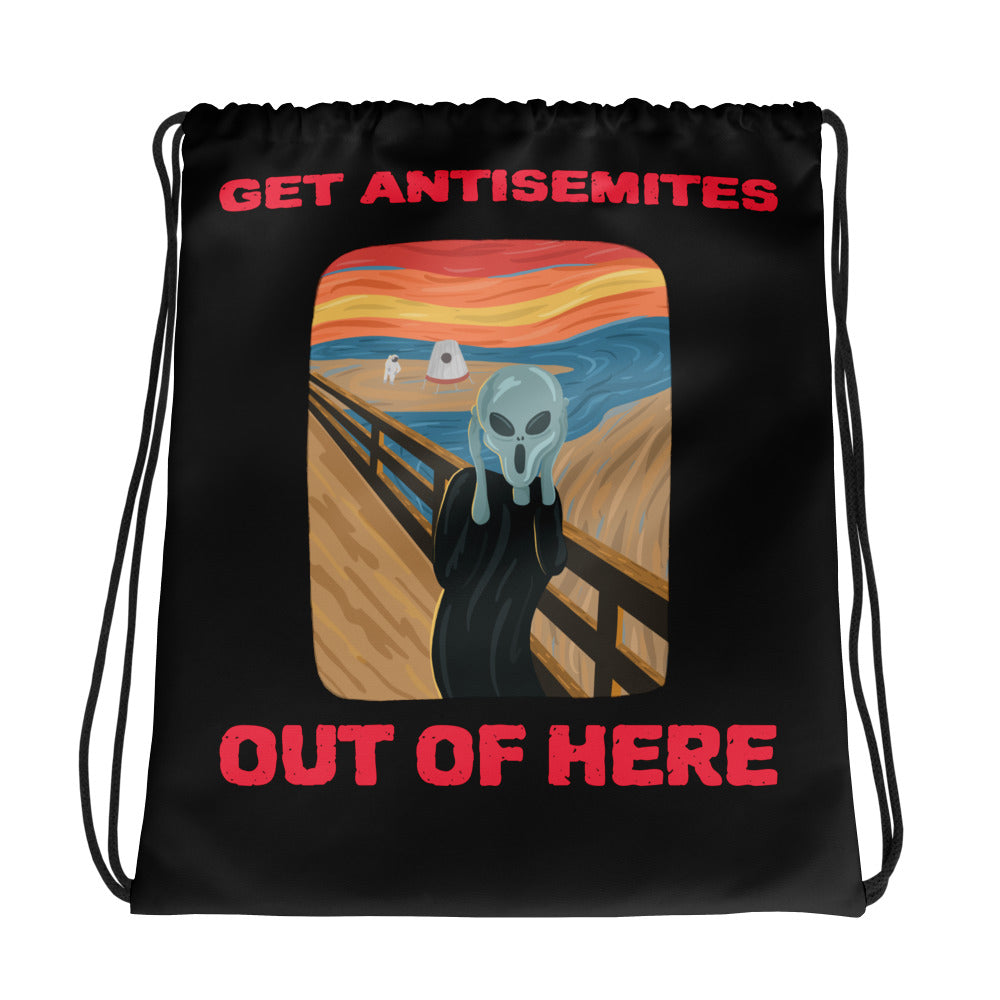 Get Alien Out | Antisemitism | Drawstring Bag