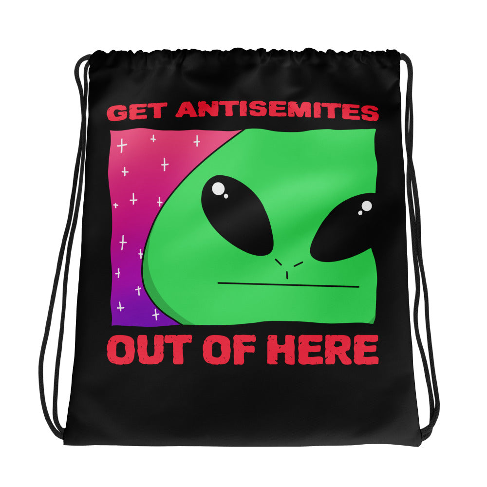 Get Alien Out | Antisemitism | Drawstring Bag