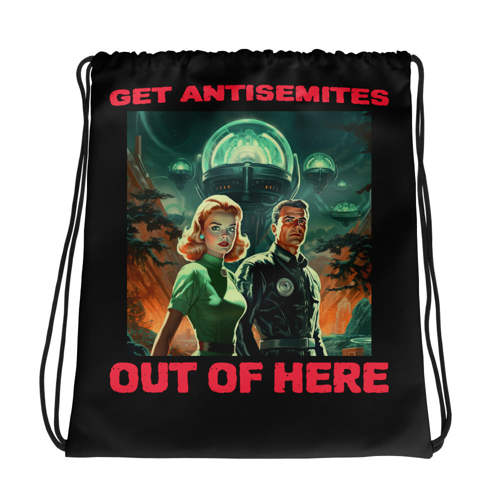 Get Alien Out | Antisemitism | Drawstring Bag