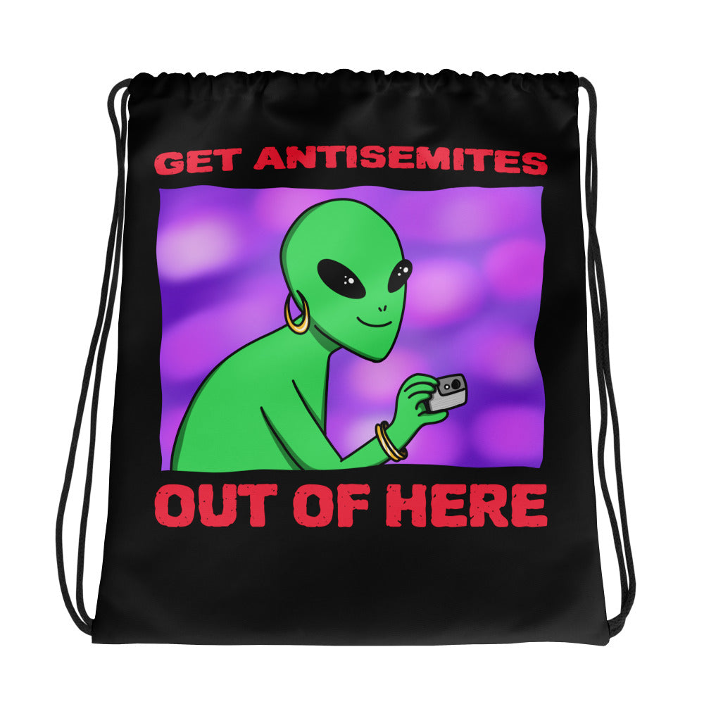 Get Alien Out | Antisemitism | Drawstring Bag