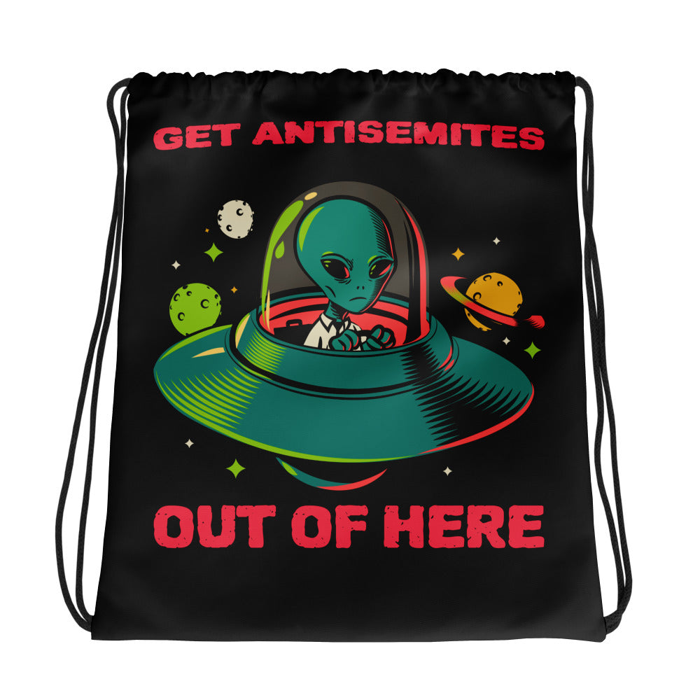 Get Alien Out | Antisemitism | Drawstring Bag