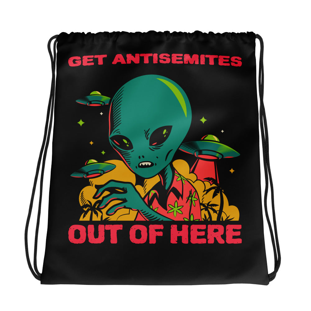 Get Alien Out | Antisemitism | Drawstring Bag