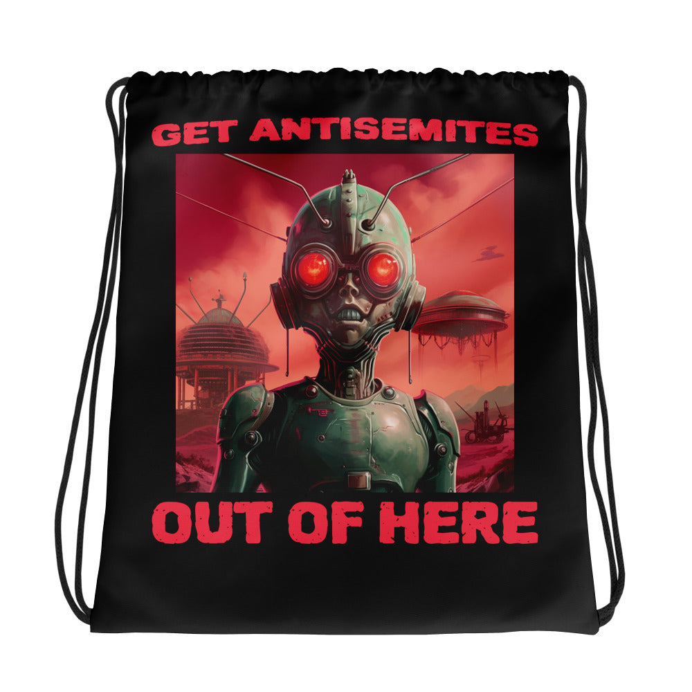Get Alien Out | Antisemitism | Drawstring Bag