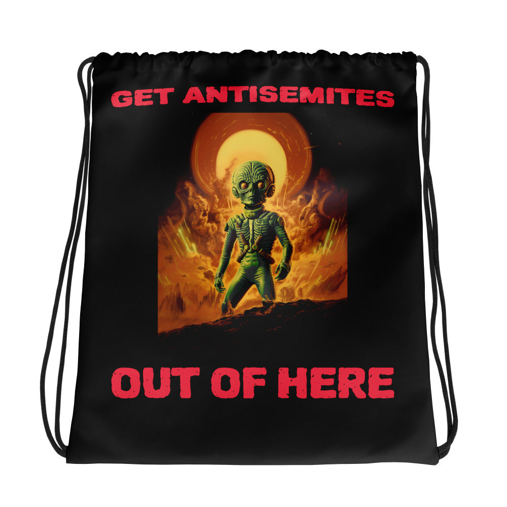 Get Alien Out | Antisemitism | Drawstring Bag