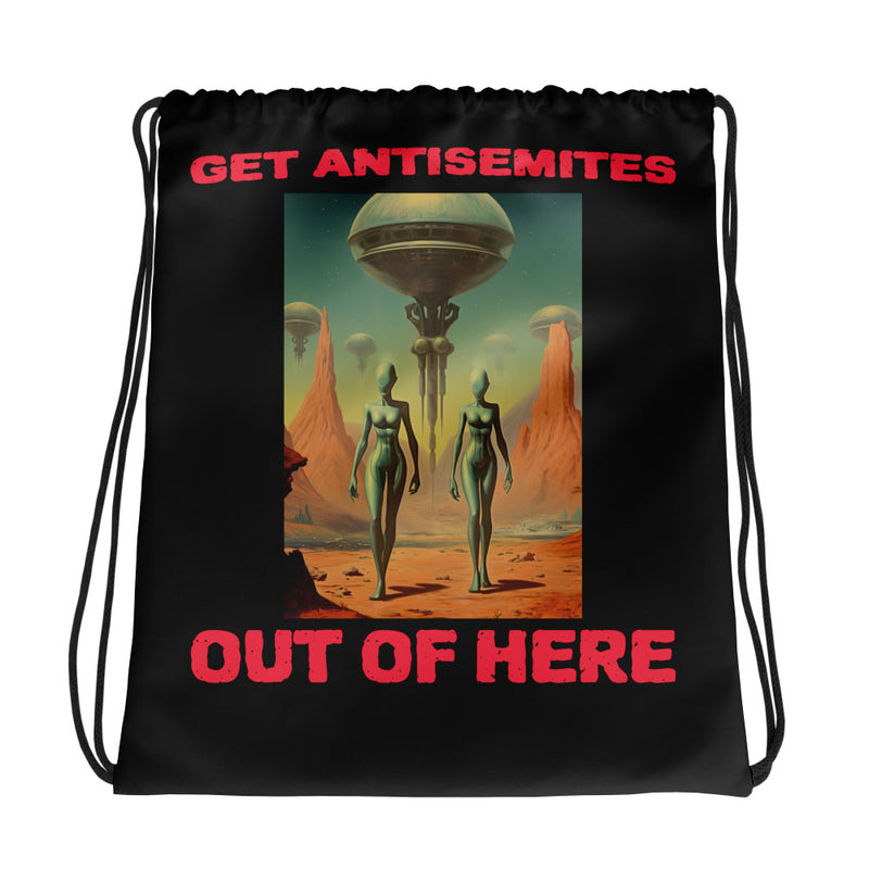 Get Alien Out | Antisemitism | Drawstring Bag