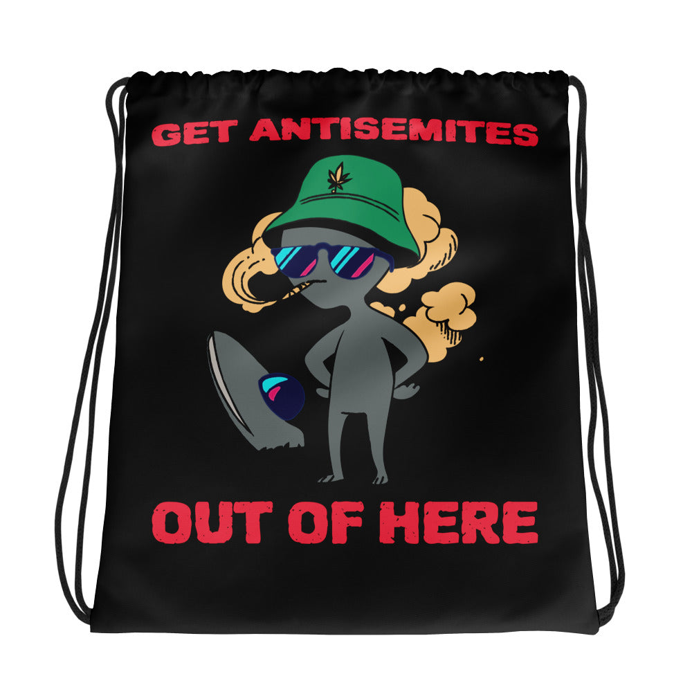 Get Alien Out | Antisemitism | Drawstring Bag