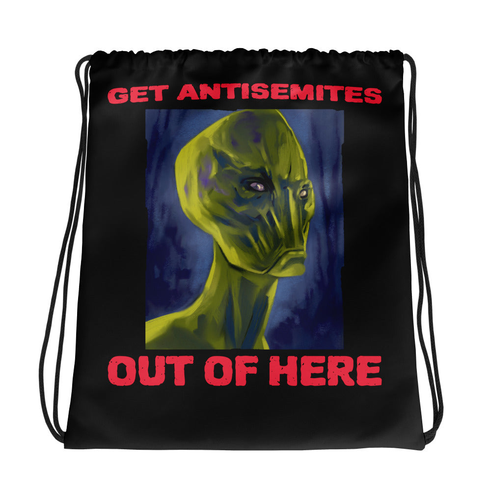 Get Alien Out | Antisemitism | Drawstring Bag