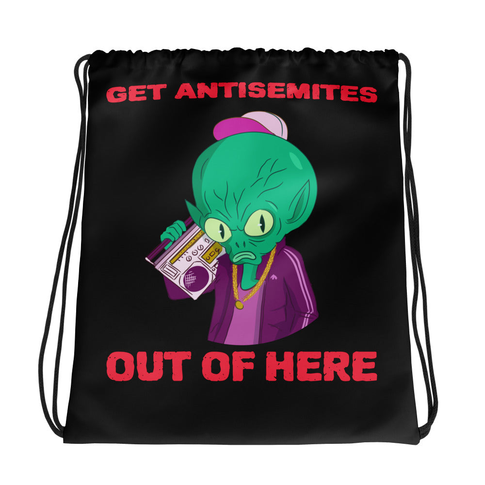 Get Alien Out | Antisemitism | Drawstring Bag