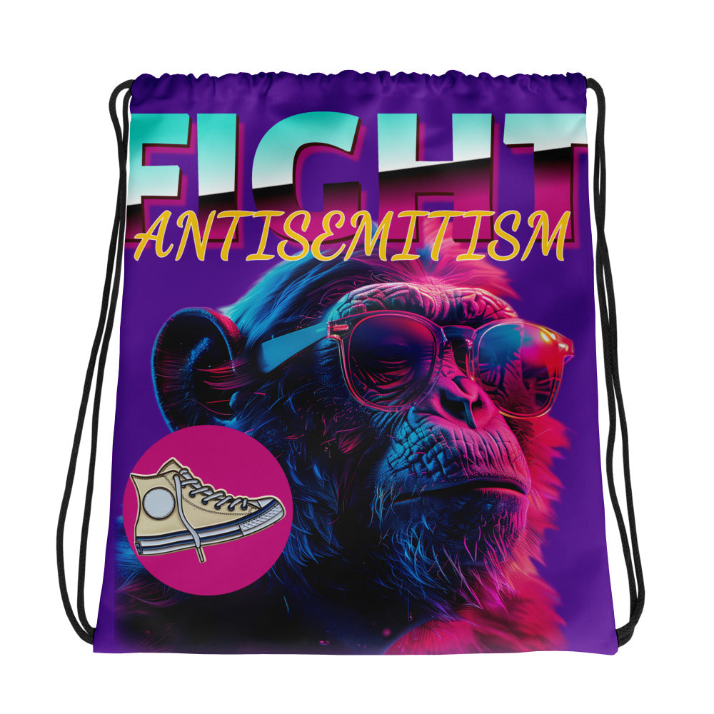 Retro Neon Animal | Drawstring Bag