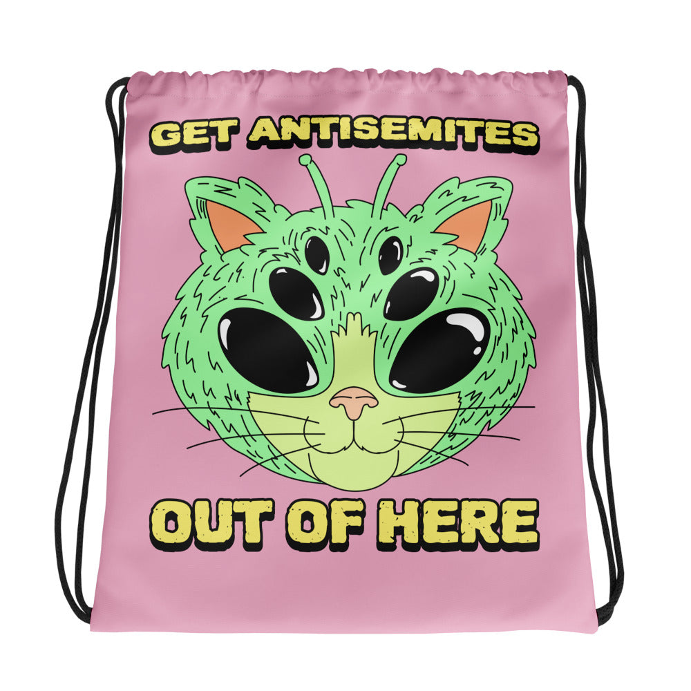 Get Alien Out | Pink Edition | Drawstring Bag