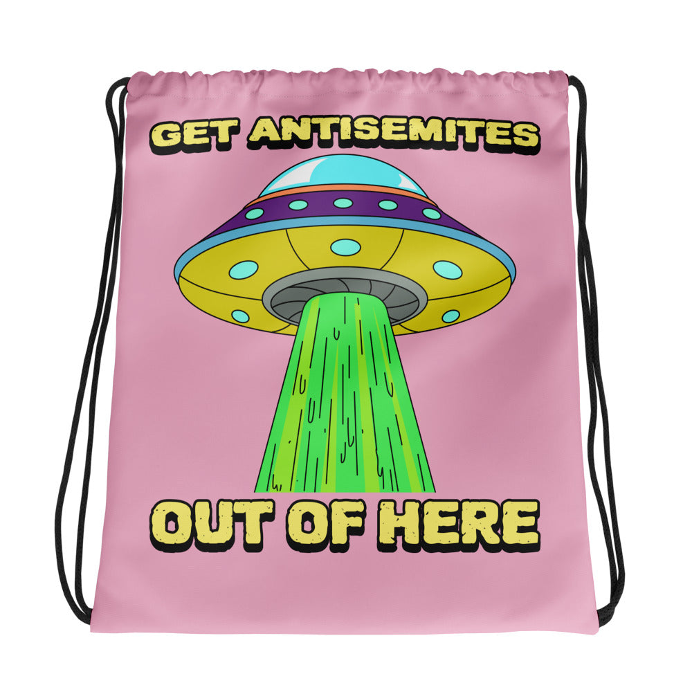 Get Alien Out | Pink Edition | Drawstring Bag