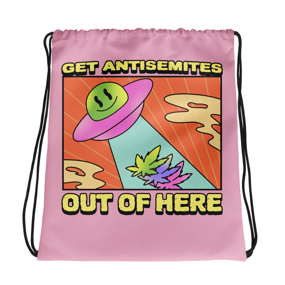 Get Alien Out | Pink Edition | Drawstring Bag