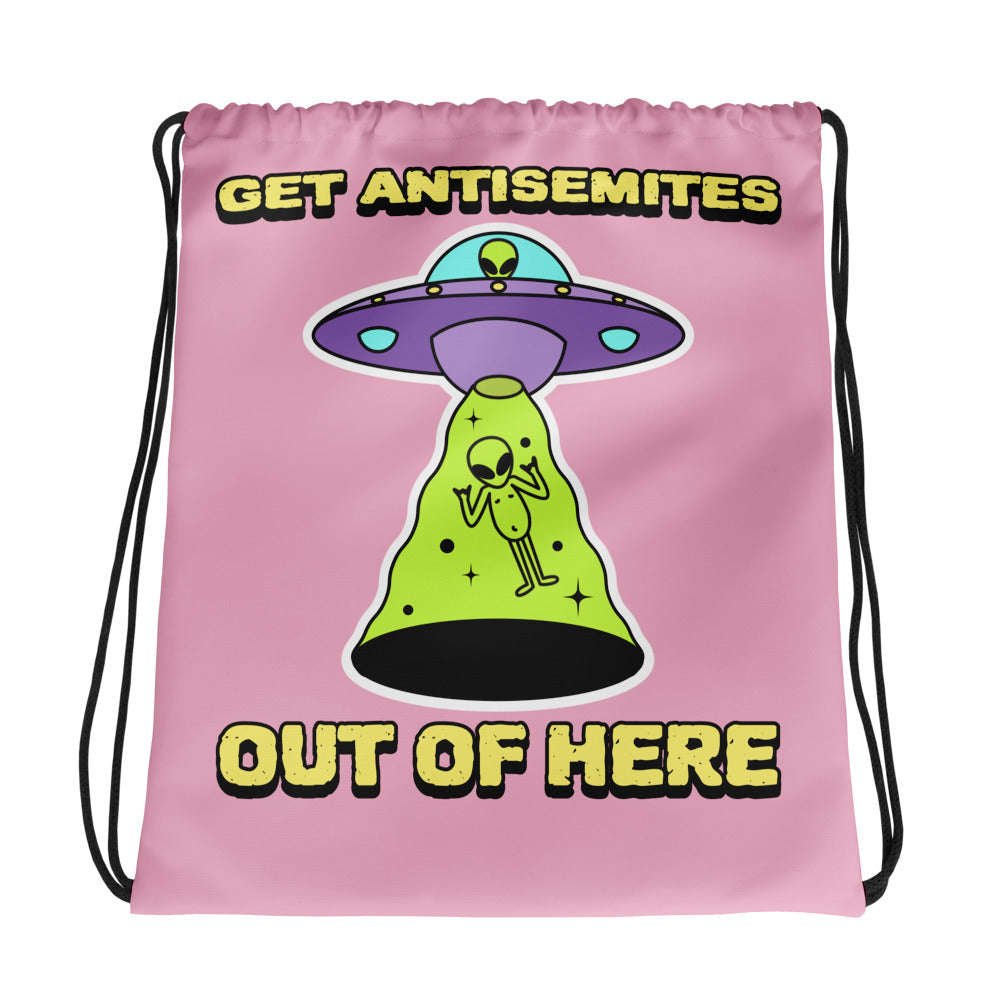 Get Alien Out | Pink Edition | Drawstring Bag