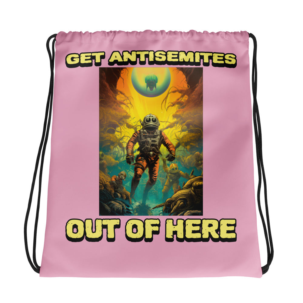 Get Alien Out | Pink Edition | Drawstring Bag