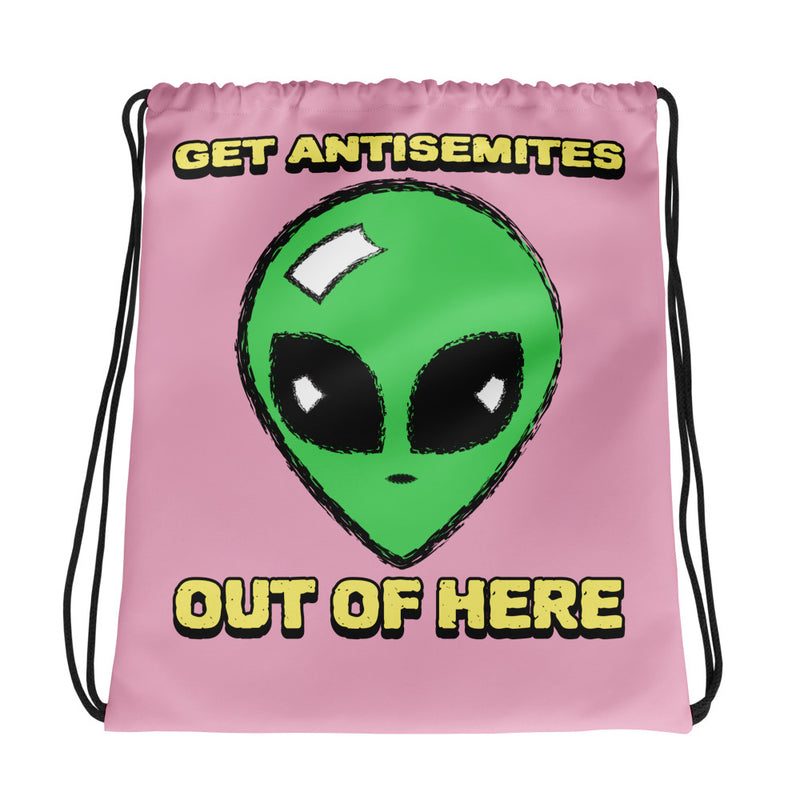 Get Alien Out | Pink Edition | Drawstring Bag