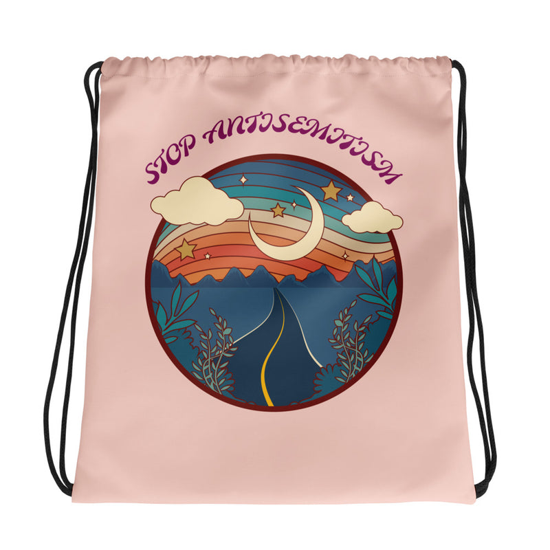 Retro Circle Of Life | Antisemitism | Drawstring Bag