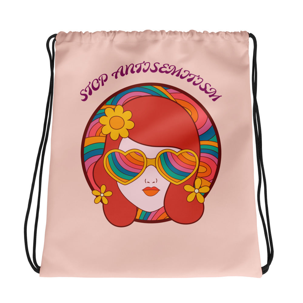 Retro Circle Of Life | Antisemitism | Drawstring Bag