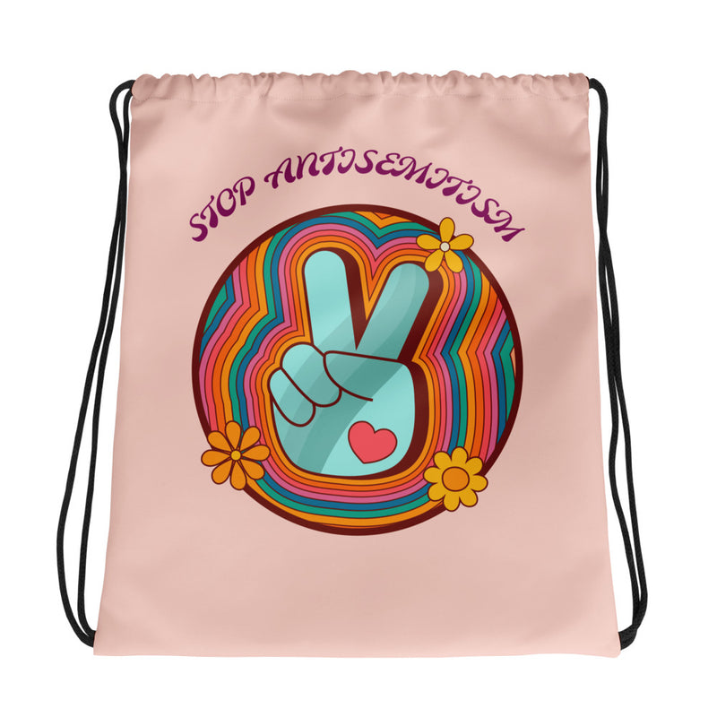 Retro Circle Of Life | Antisemitism | Drawstring Bag