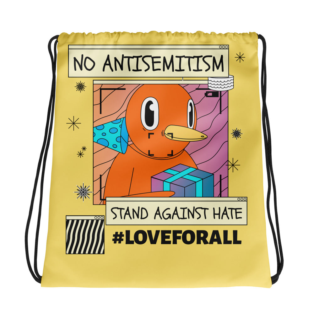 No Antisemitism Party | Drawstring Bag