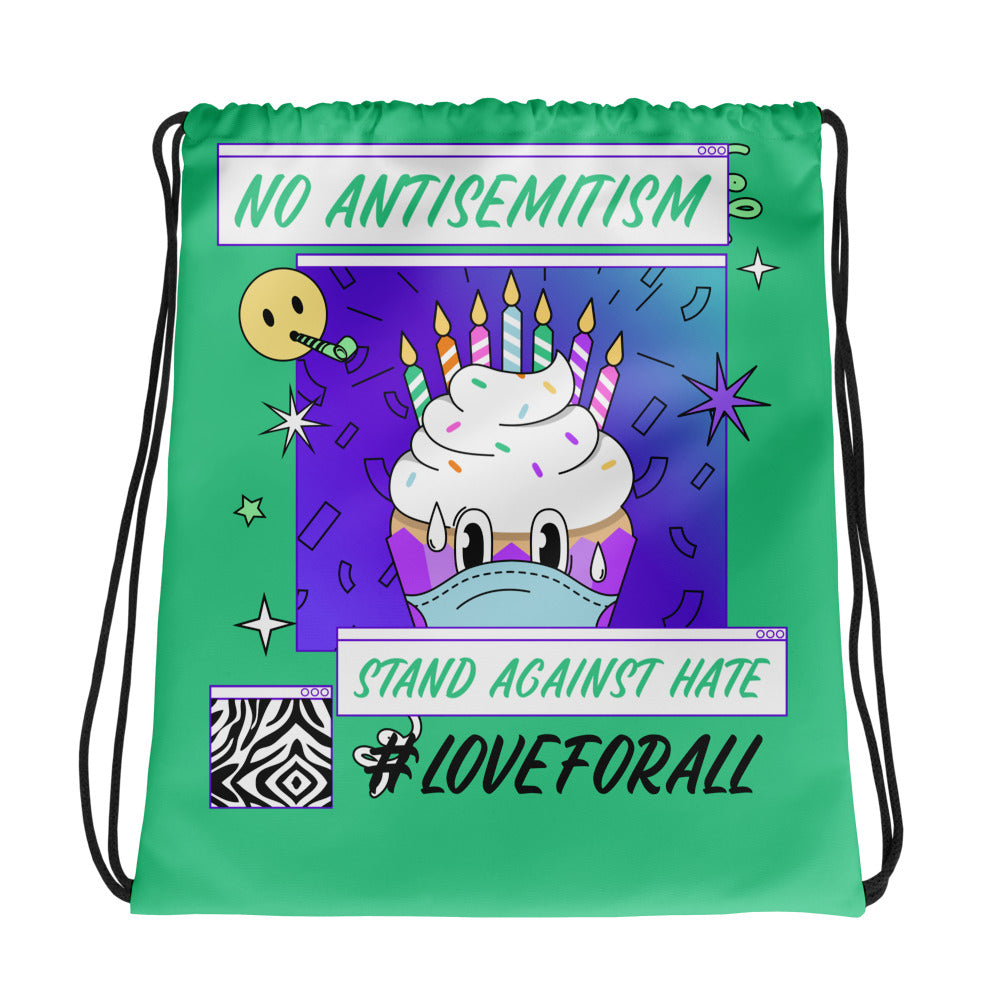 No Antisemitism Party | Drawstring Bag