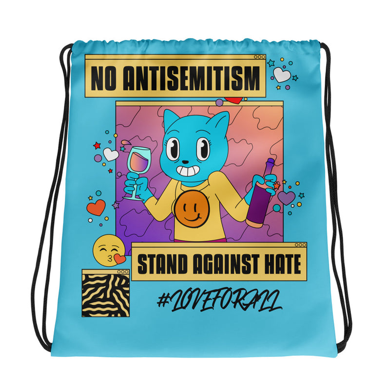 No Antisemitism Party | Drawstring Bag