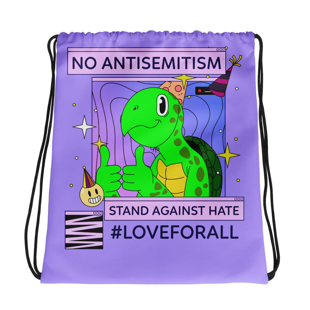 No Antisemitism Party | Drawstring Bag