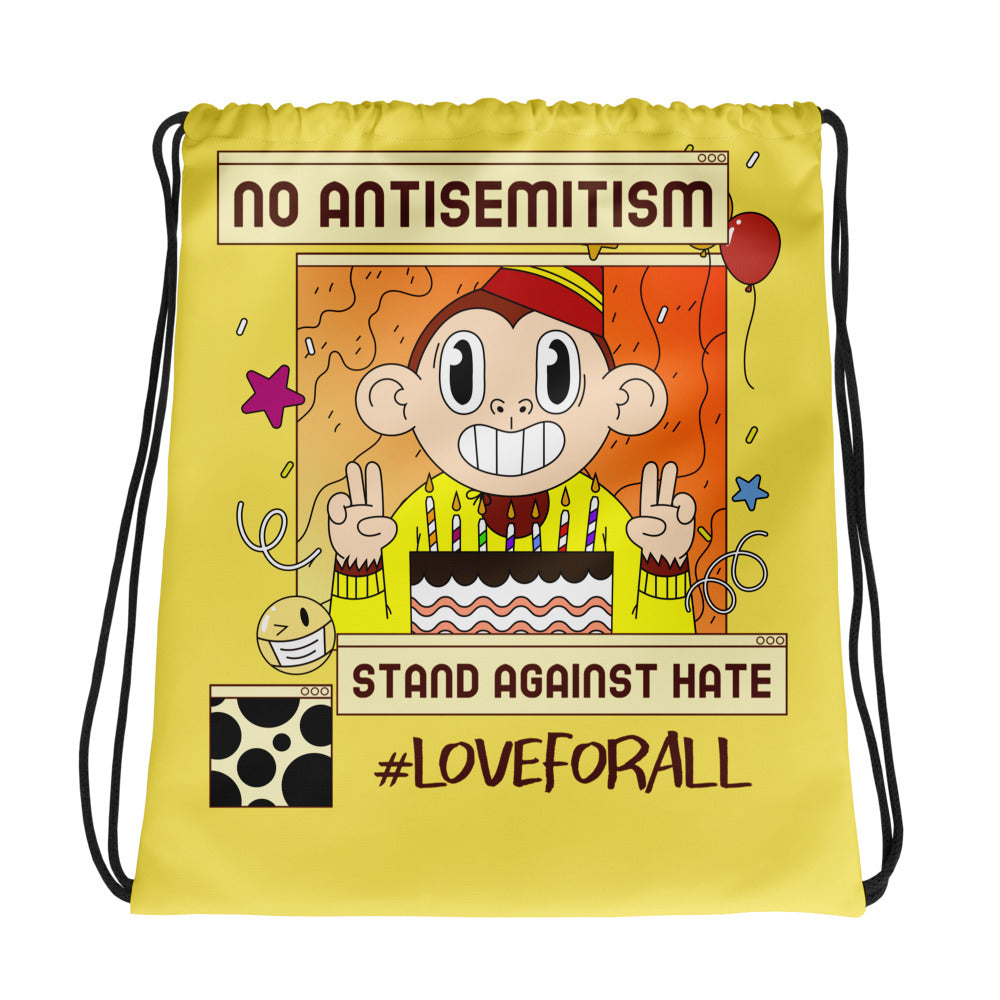 No Antisemitism Party | Drawstring Bag