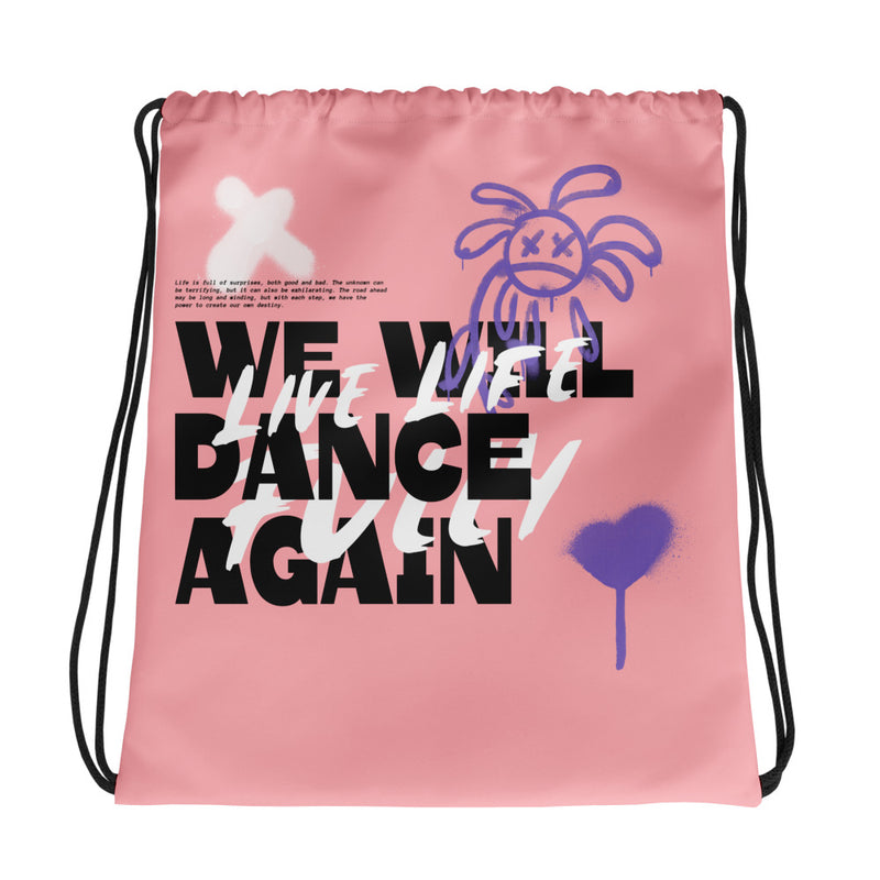 We Will Dance Again Graffiti | Drawstring Bag