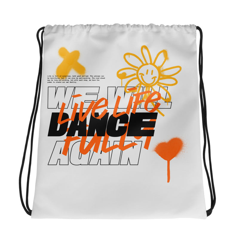 We Will Dance Again Graffiti | Drawstring Bag