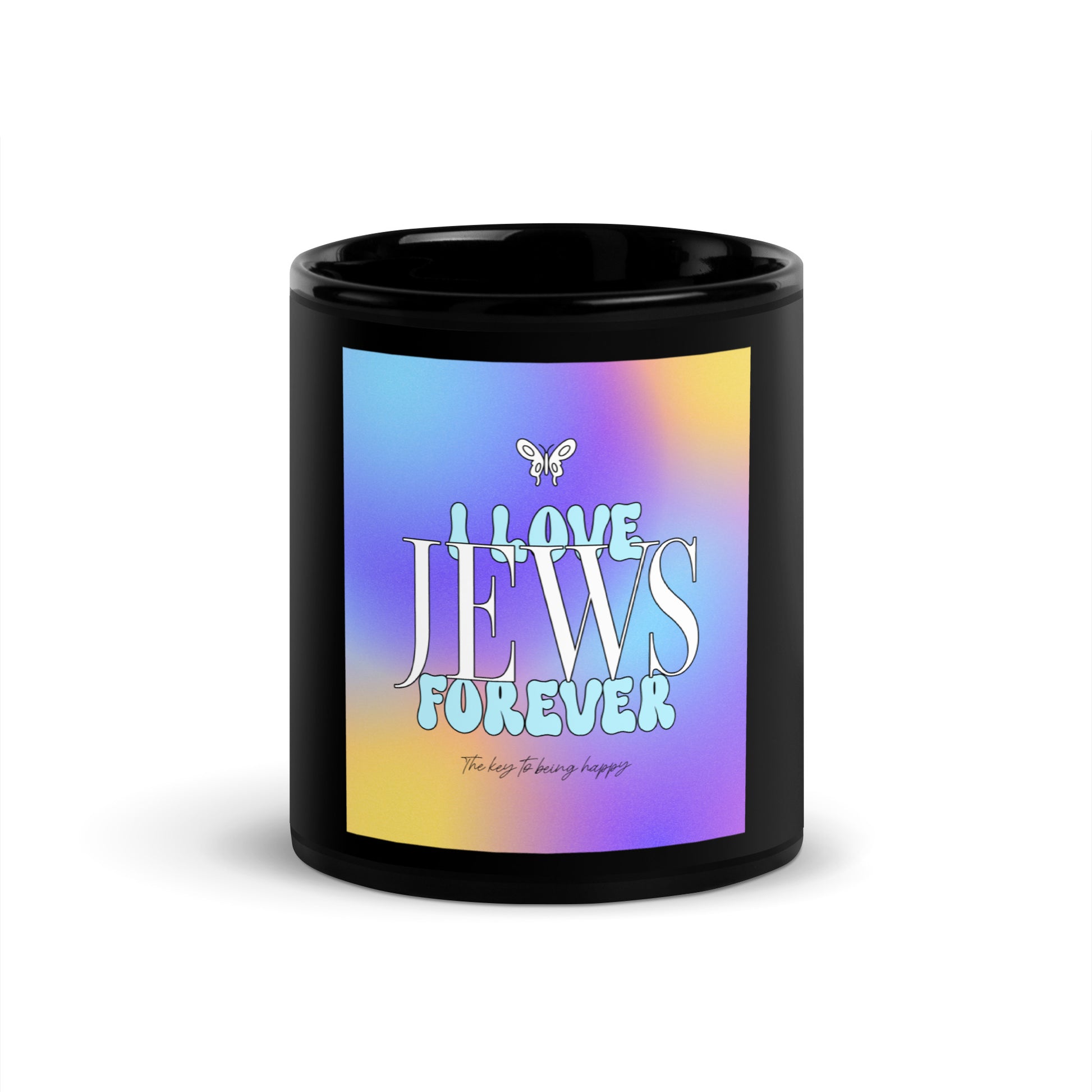 All In For Jews | Black Glossy Mug Jouparty