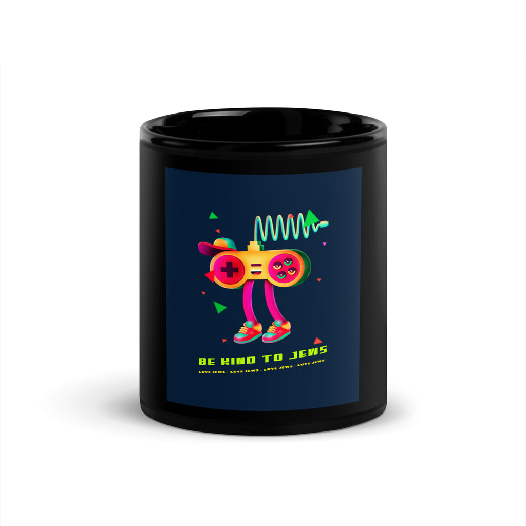 All In For Jews | Black Glossy Mug Jouparty