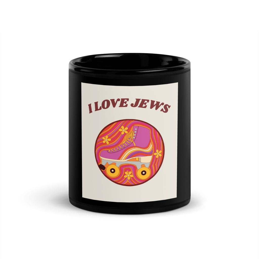 All In For Jews | Black Glossy Mug Jouparty
