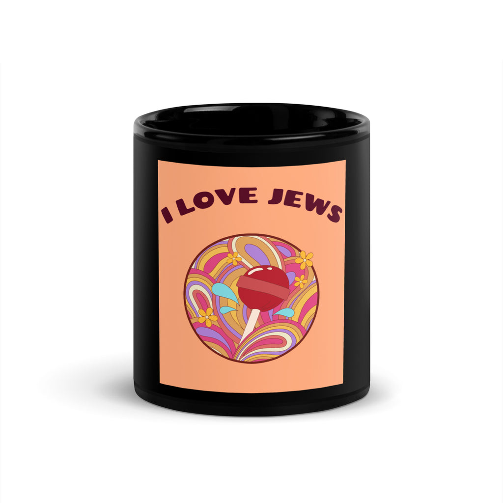 All In For Jews | Black Glossy Mug Jouparty