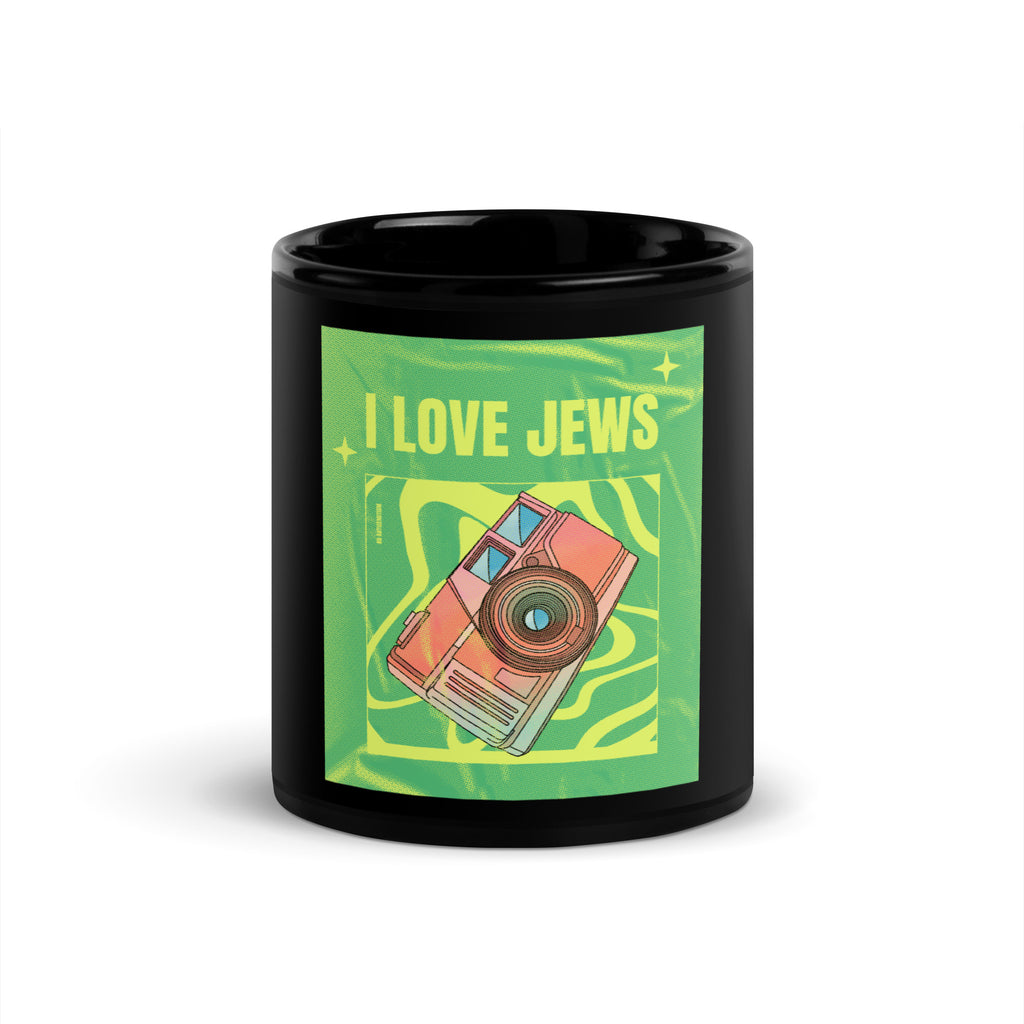 All In For Jews | Black Glossy Mug Jouparty