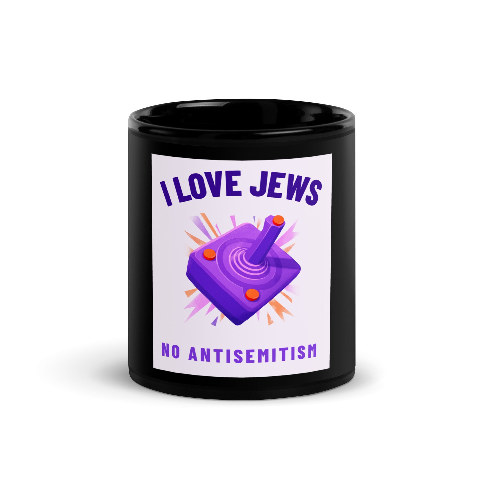 All In For Jews | Black Glossy Mug Jouparty