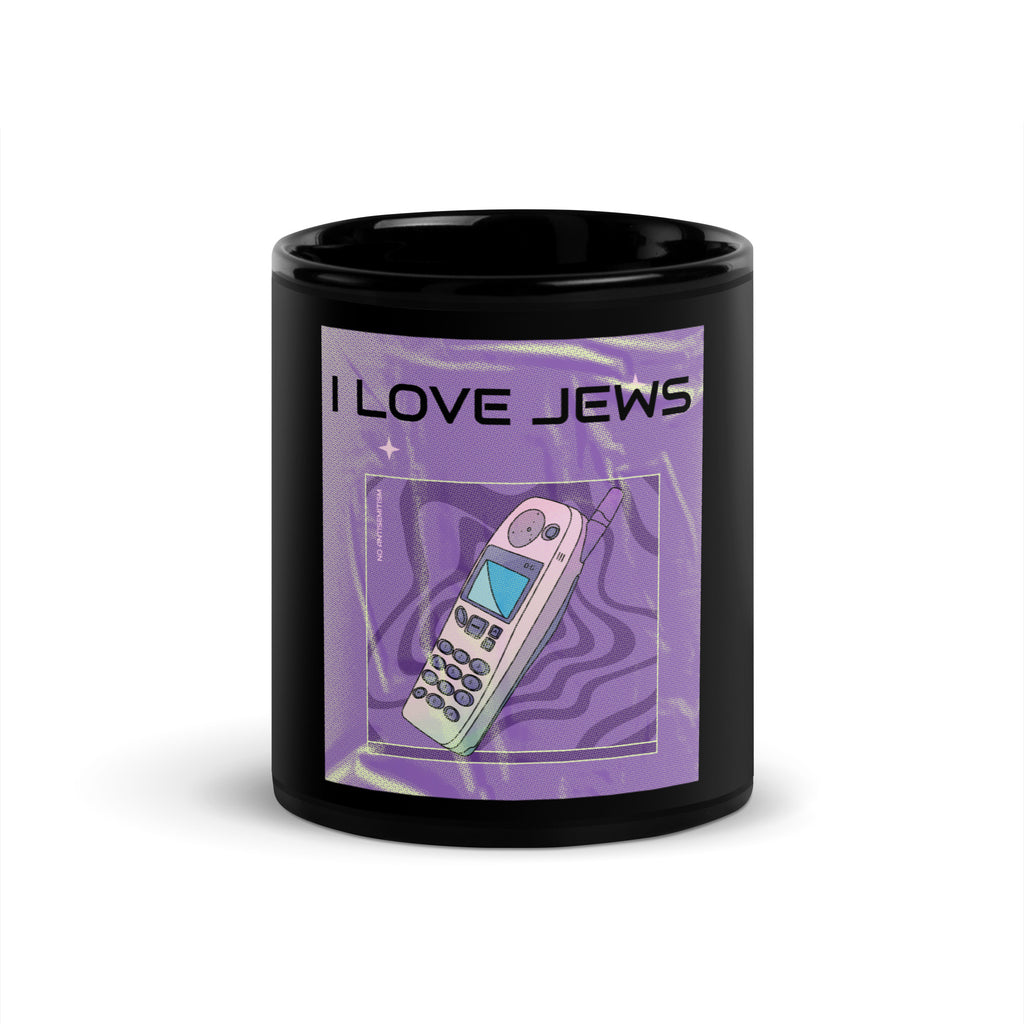 All In For Jews | Black Glossy Mug Jouparty