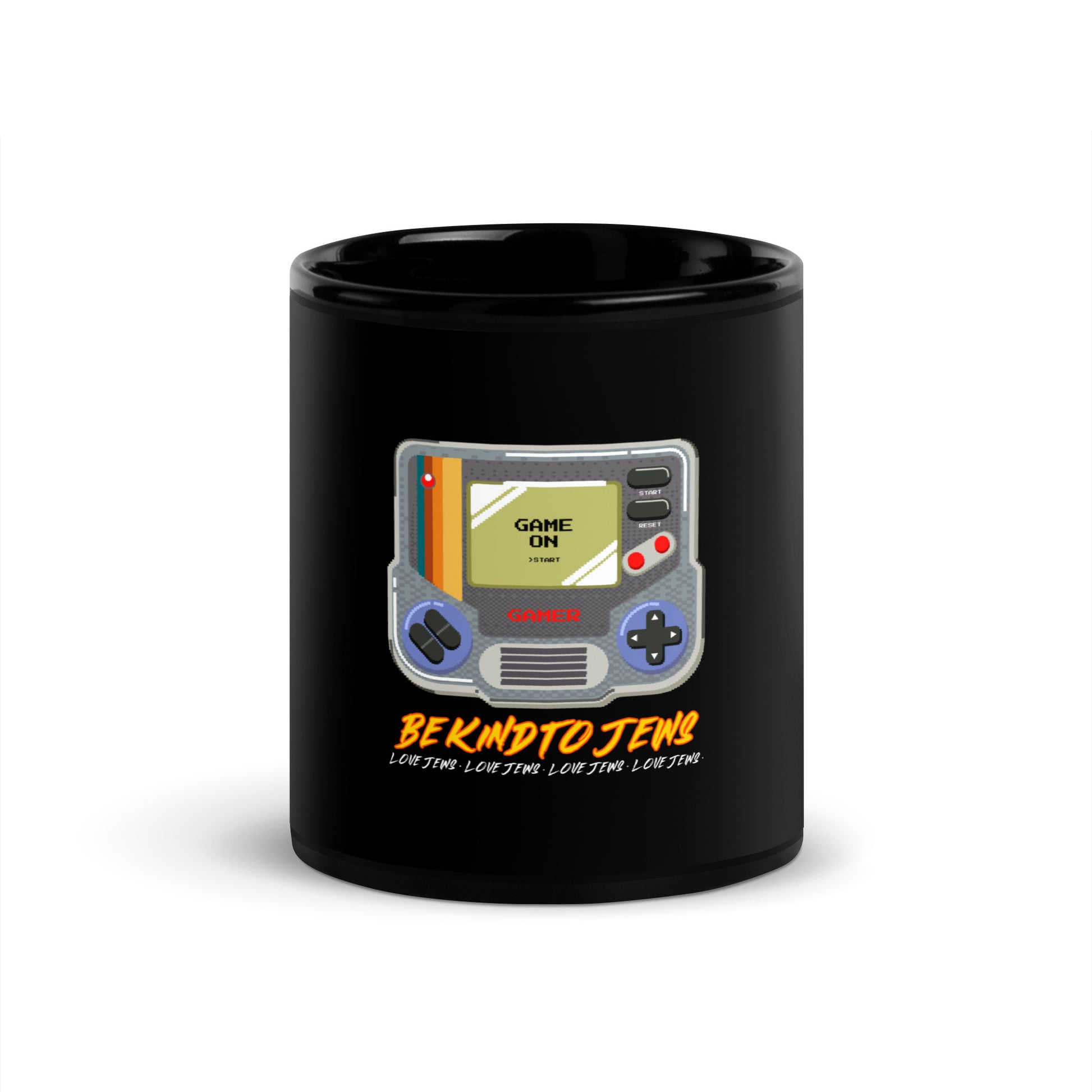 All In For Jews | Black Glossy Mug Jouparty