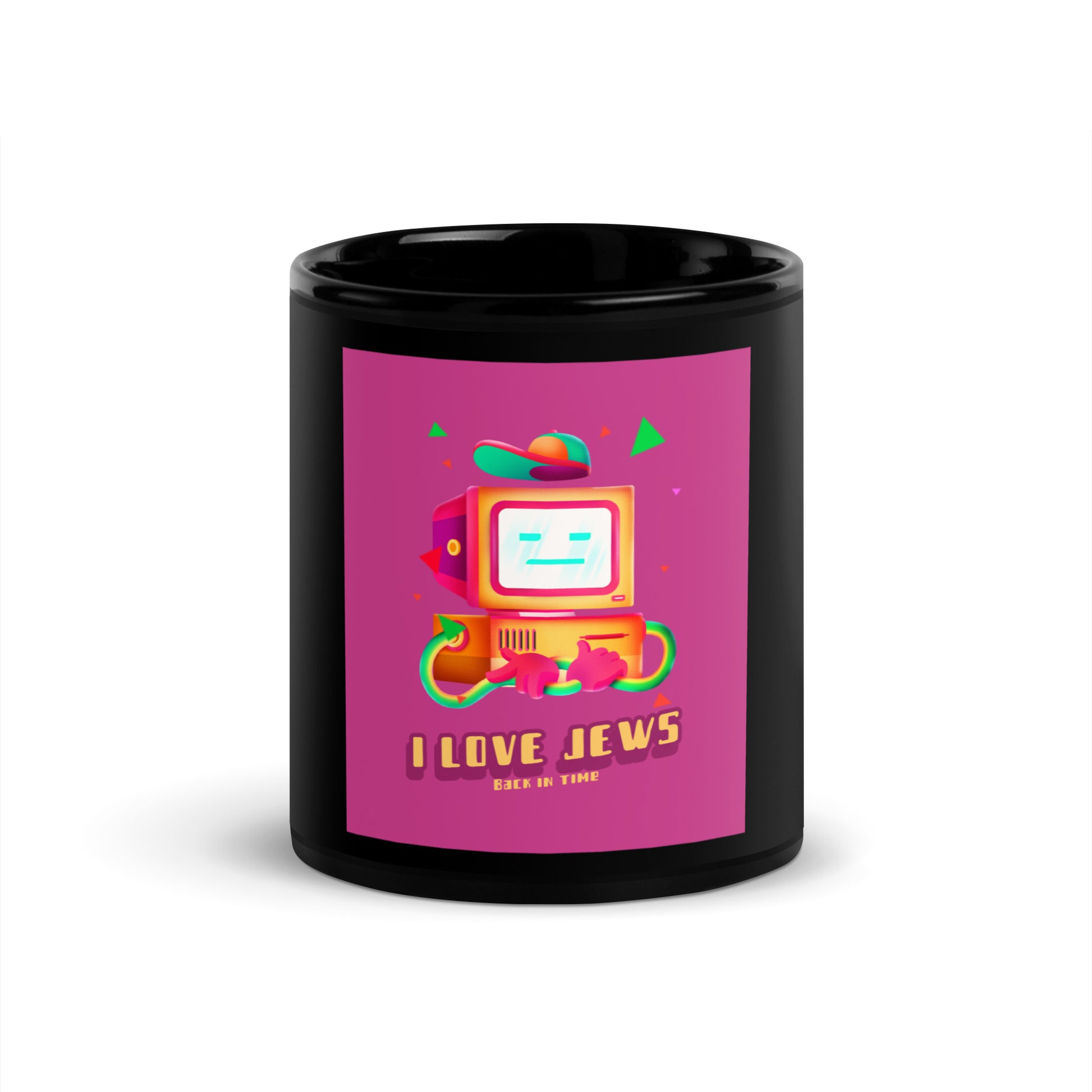 All In For Jews | Black Glossy Mug Jouparty