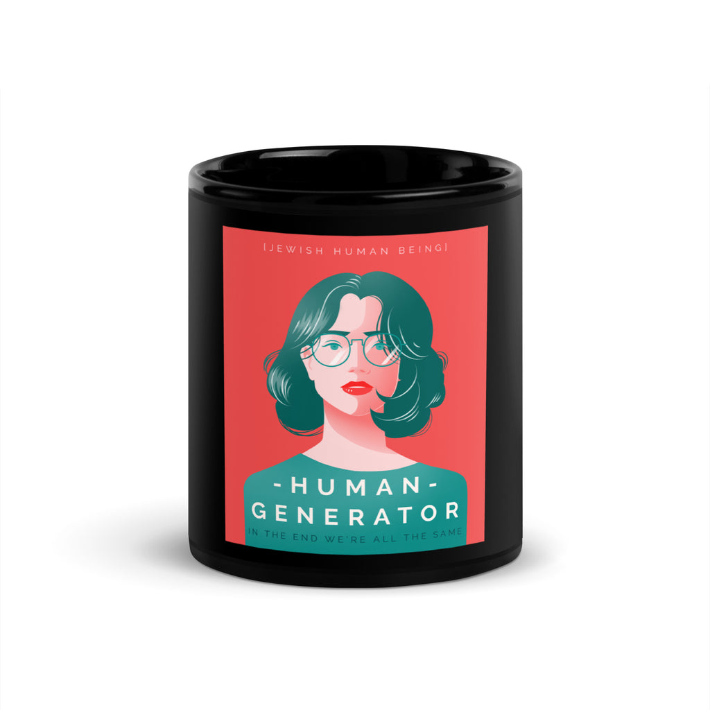 All In For Jews | Black Glossy Mug Jouparty